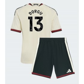 Manchester United Patrick Dorgu #13 Tredje skjorte til barn 2026-27 Kortermet (+ korte bukser)